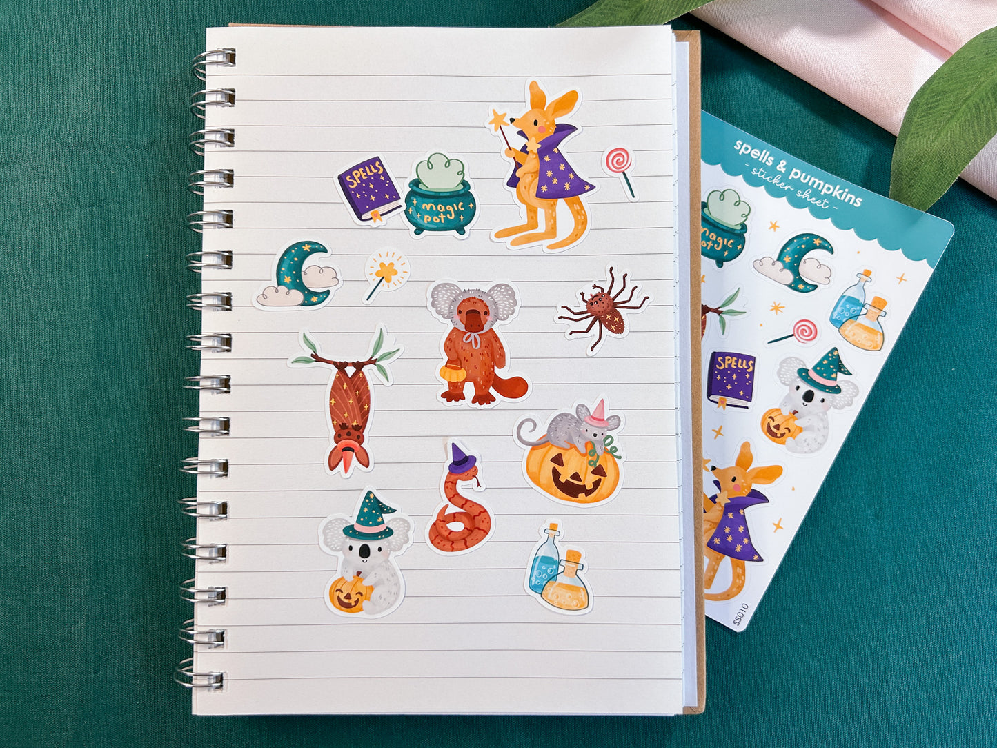 Spells & Pumpkins Sticker Sheet