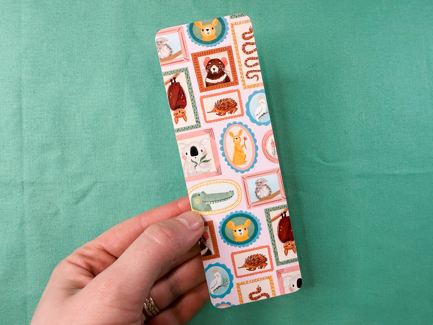Aussie Portraits Bookmark — Redesigned | Cute Australian Animal Bookmark