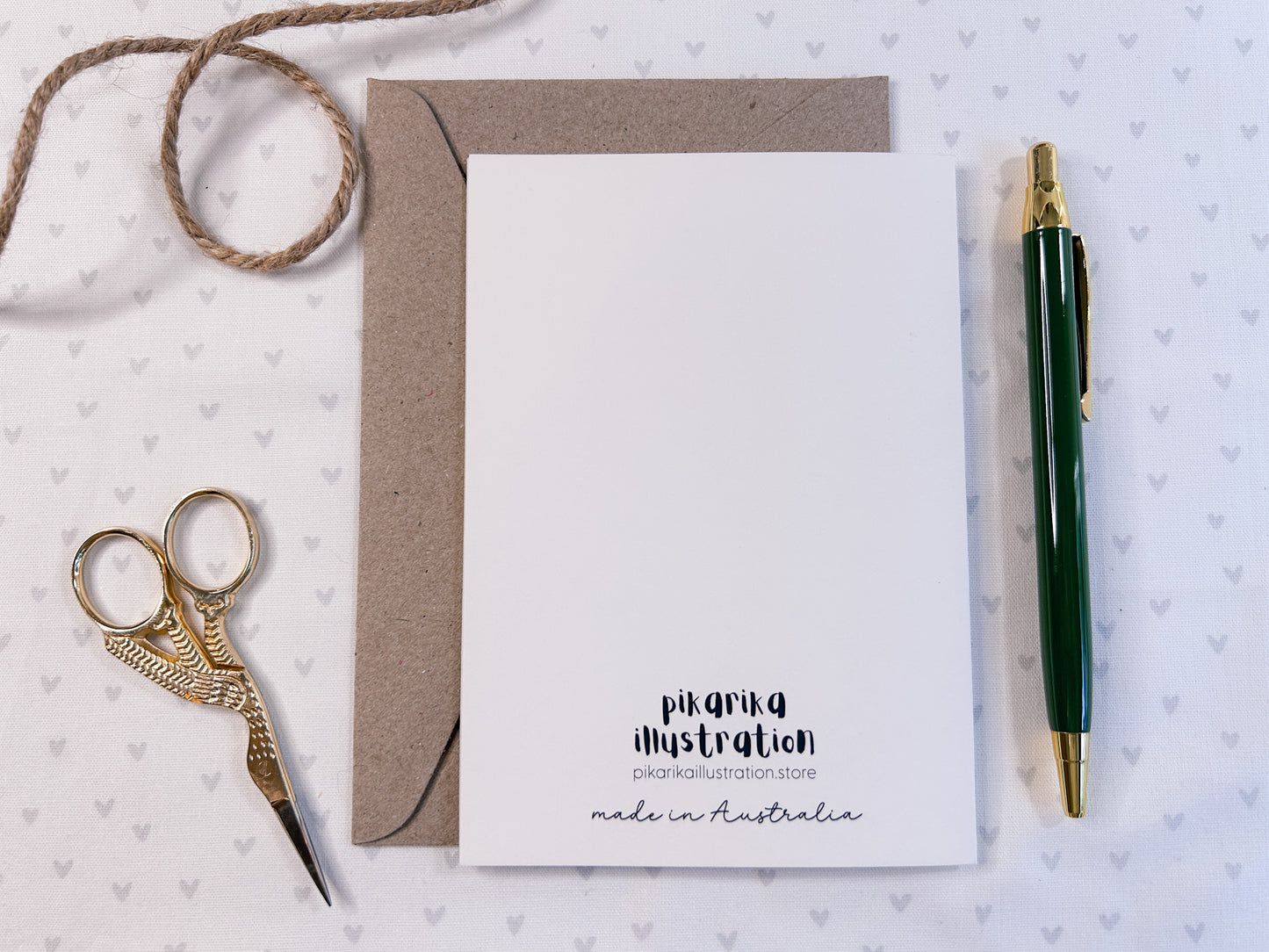 Kangaroo & Billy Buttons Greeting Card