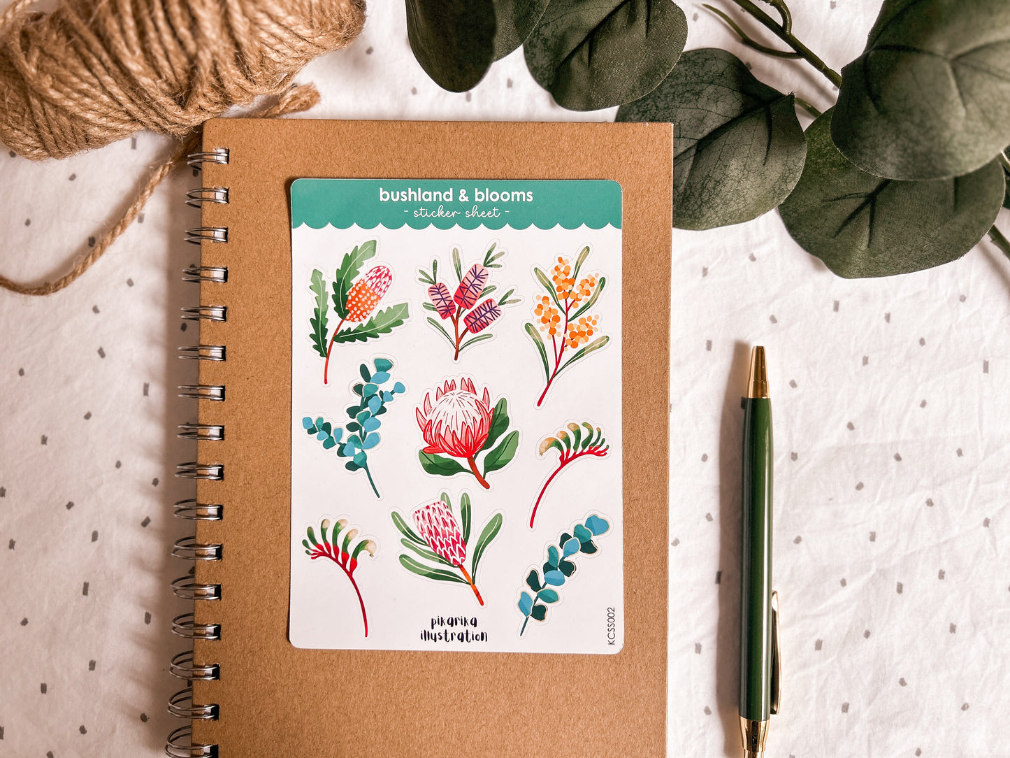Bushland & Blooms Sticker Sheet