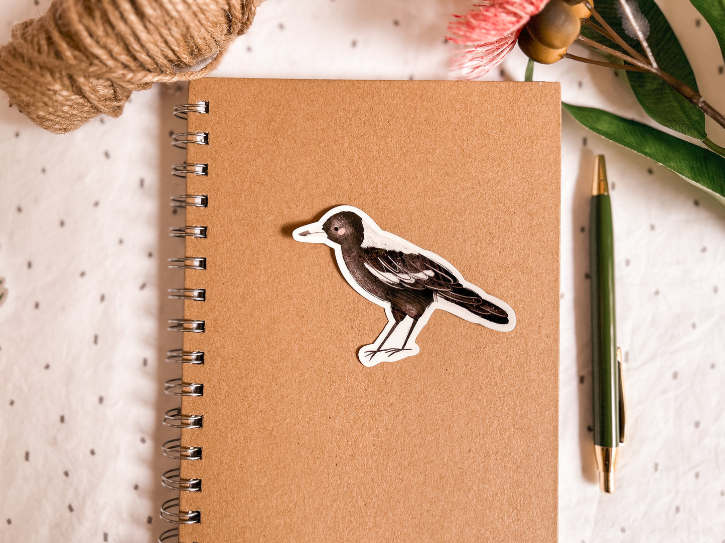 Australian Magpie Vinyl Sticker
