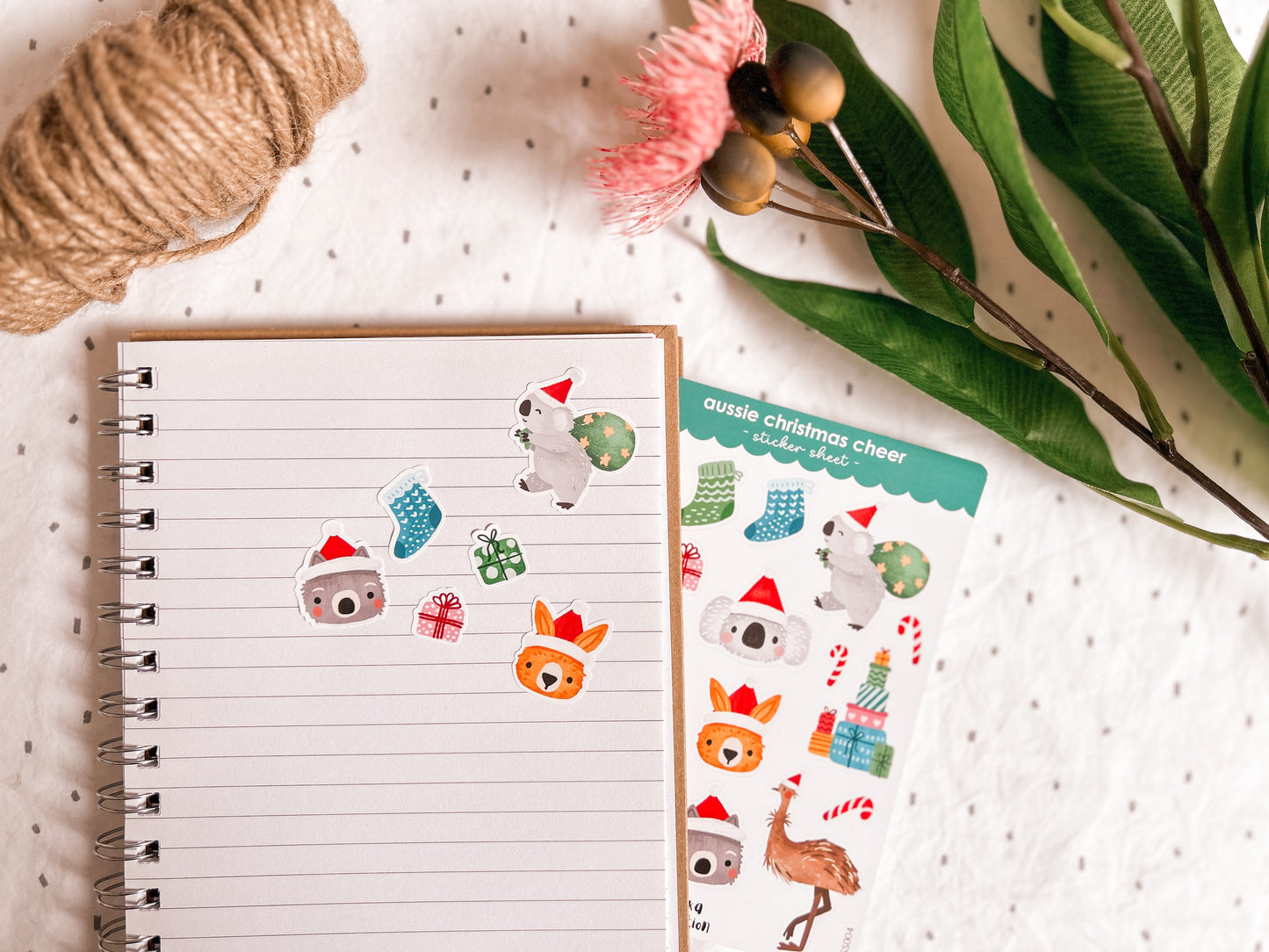 Aussie Christmas Cheer Sticker Sheet