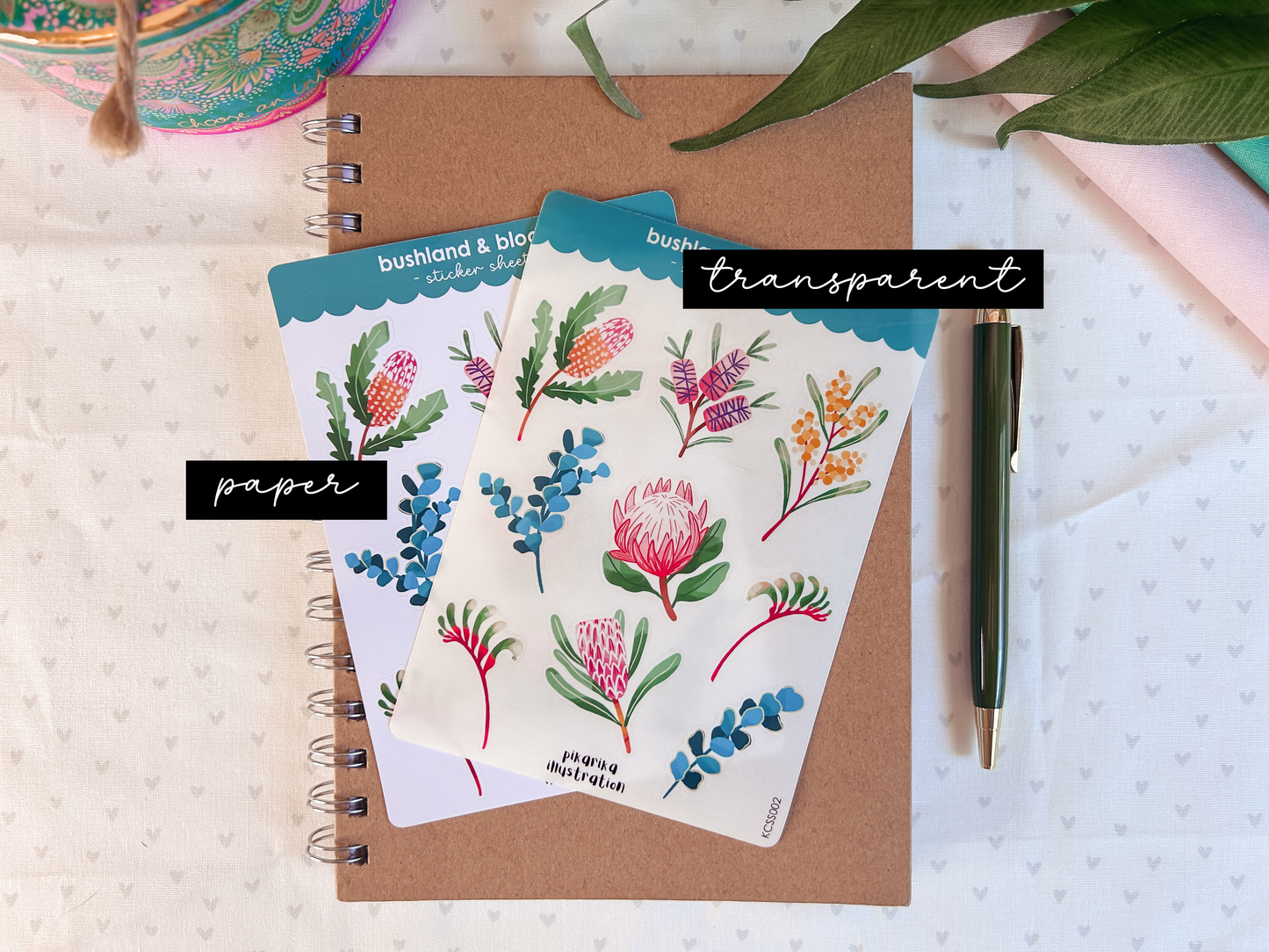 Bushland & Blooms Sticker Sheet