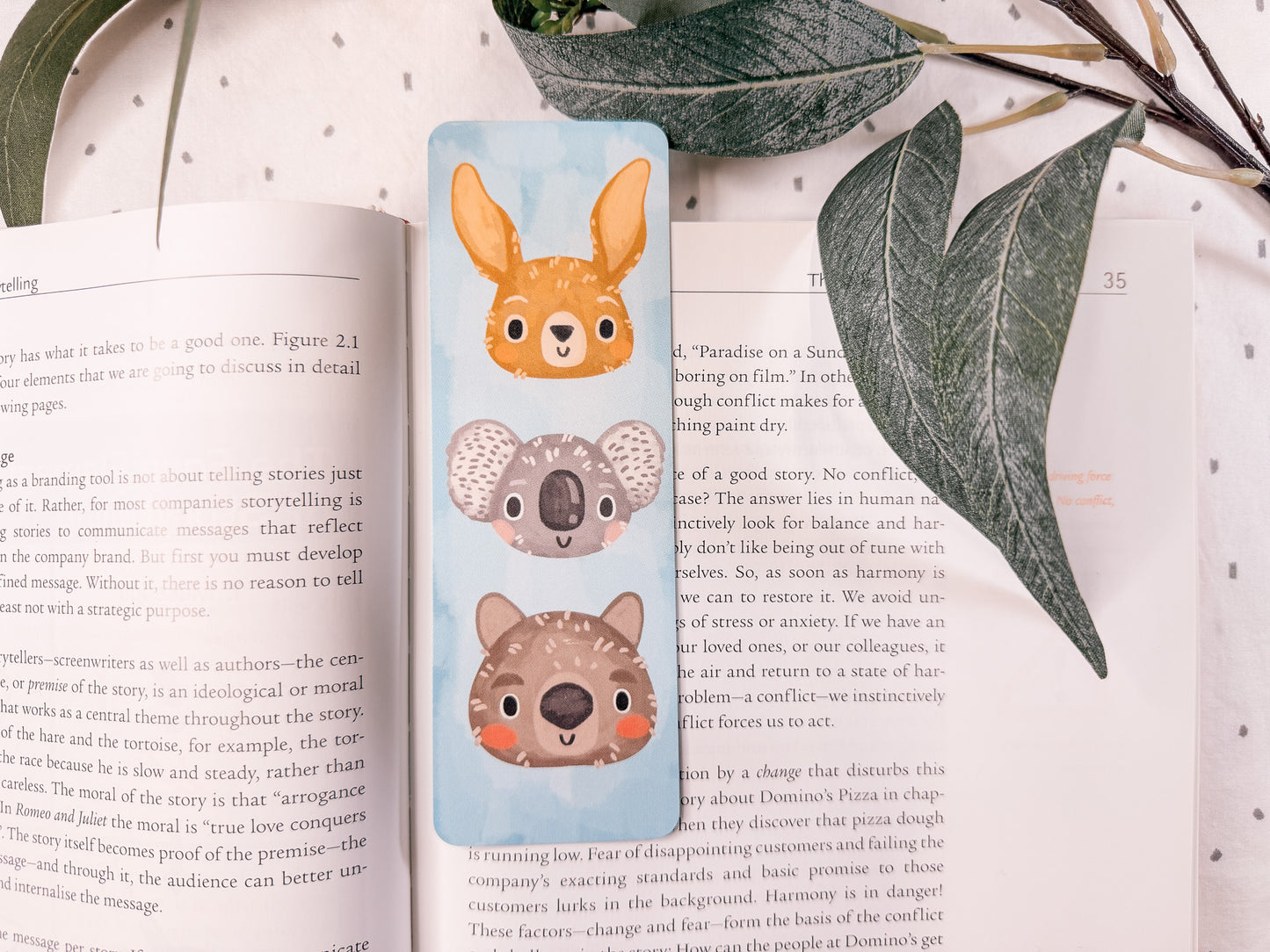 Best Mates Bookmark | Cute Australian Animal Bookmark
