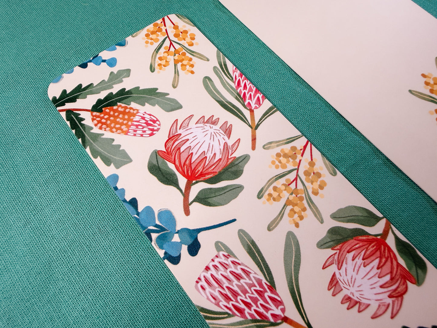 Bushland & Blooms Bookmark — Redesigned | Australian Native Flower Bookmark