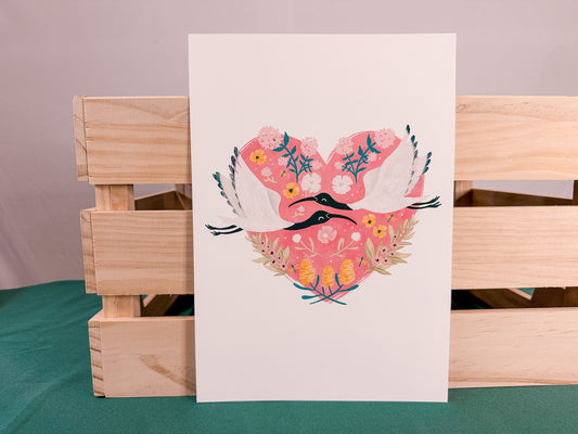 Sweet Ibis Art Print | Australian Wildlife Art Print