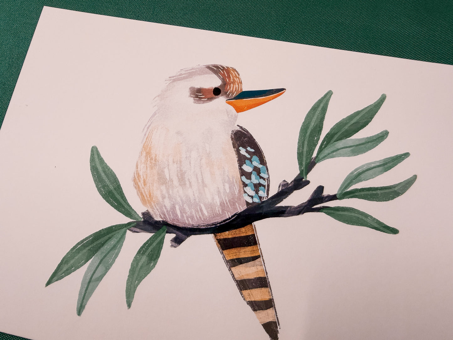 Kookaburra Art Print | Australian Wildlife Art Print