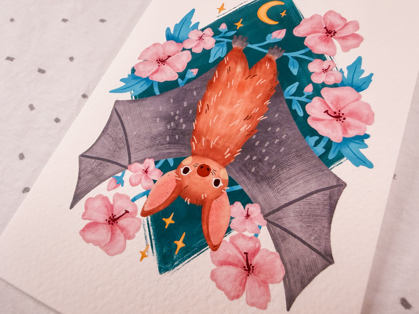 Cheeky Flying Fox Greeting Card | Cute Australian Wildlife Card