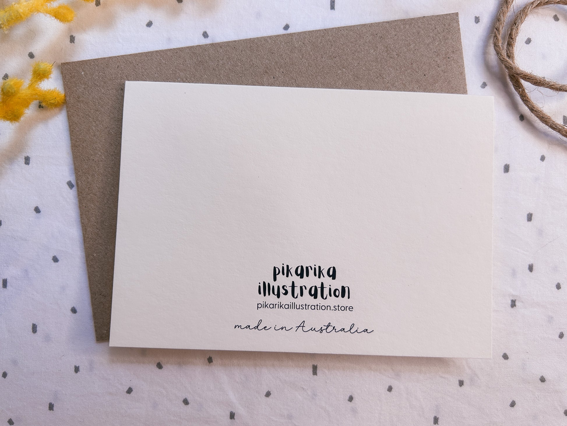 Back of Happy whale birthday card with cute ocean animal illustration, A6 greeting card