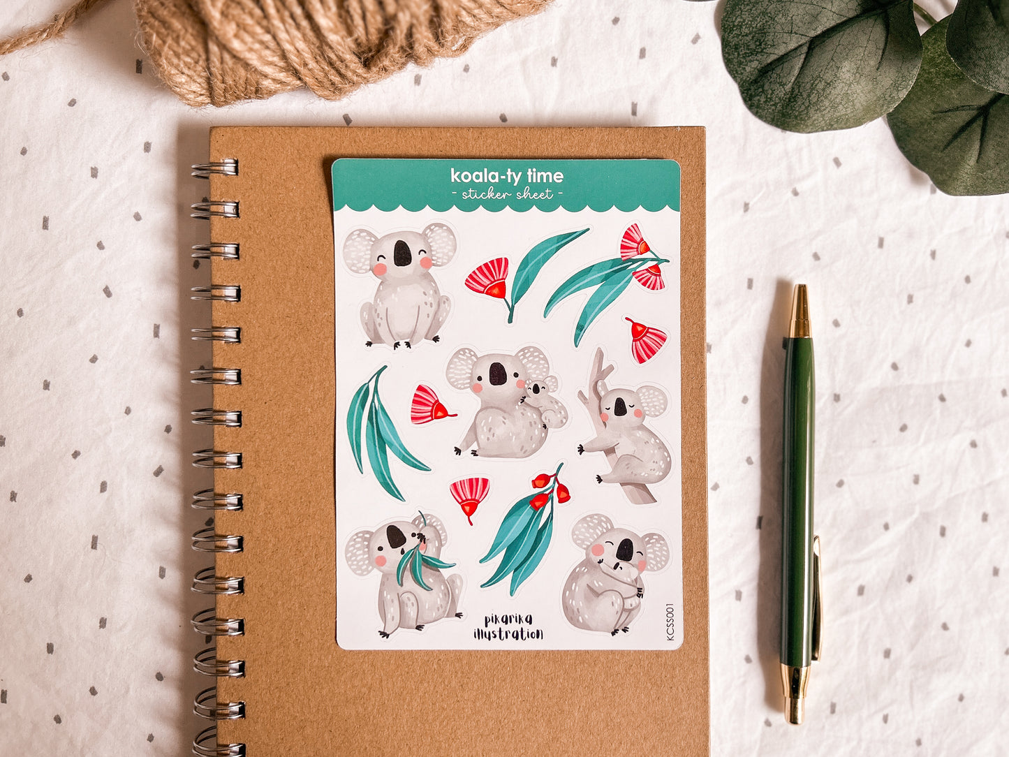 Koala-ty Time Sticker Sheet