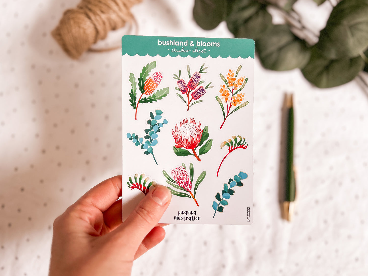 Bushland & Blooms Sticker Sheet