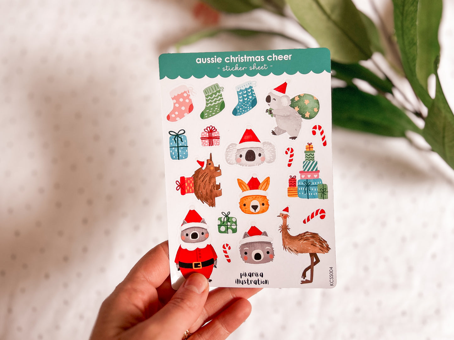 Aussie Christmas Cheer Sticker Sheet