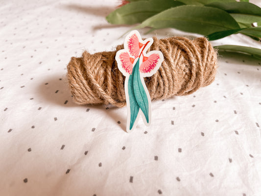 Flowering Eucalyptus Vinyl Sticker