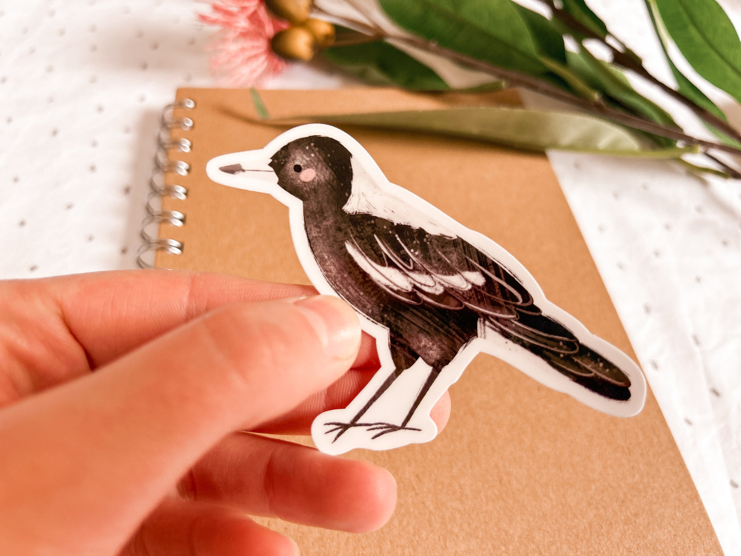 Australian Magpie Vinyl Sticker