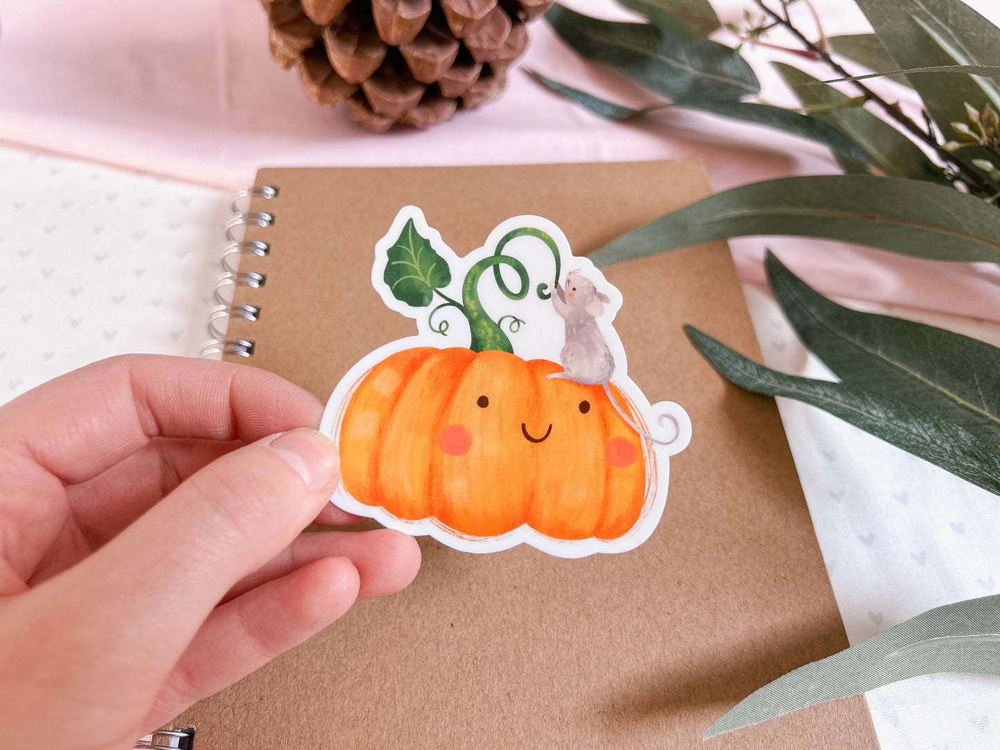 Sweet Pumpkin Vinyl Sticker