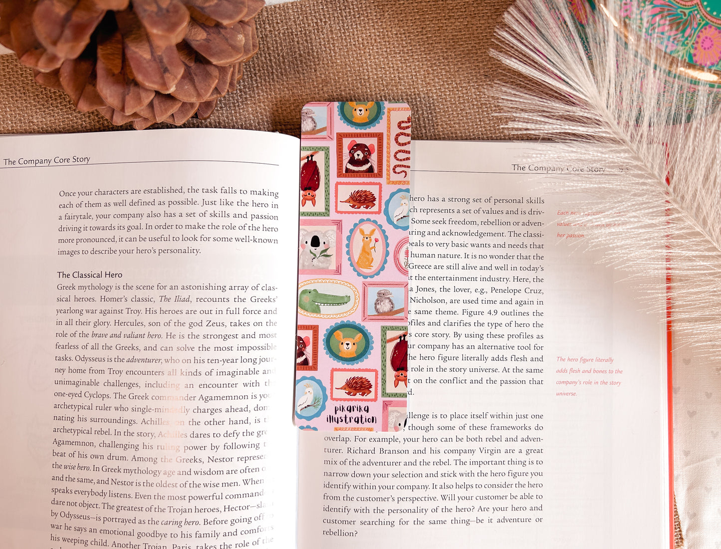 Aussie Portraits Bookmark