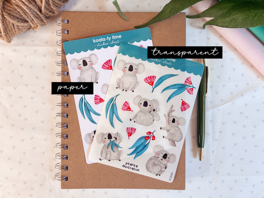 Koala-ty Time Sticker Sheet